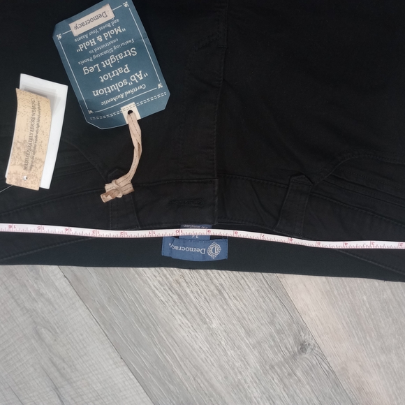 Democracy Ab Solution Patriot Straight Leg Pants - Black - Picture 4 of 8